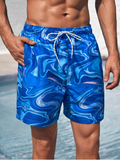 The Azure Swirl Tailored Trunks