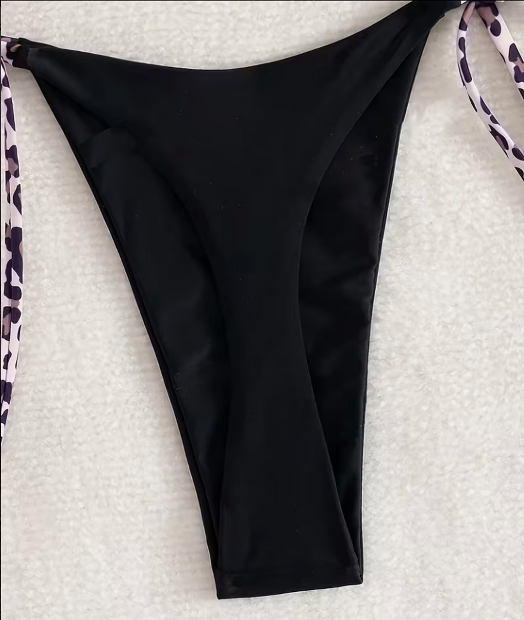 Leopard Signature Triangle Bikini