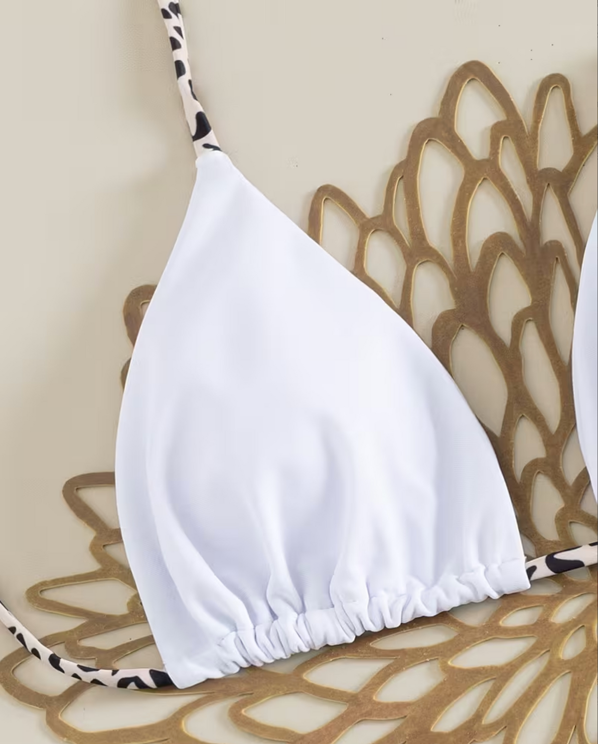 Leopard Signature Triangle Bikini