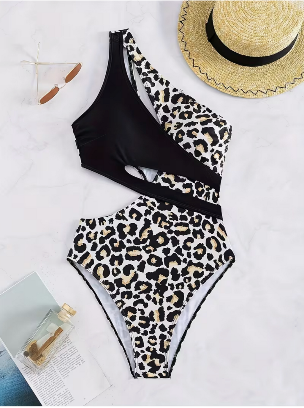 Leopard Noir One-Piece