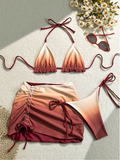 Sunset Ombre Triangle Bikini Set